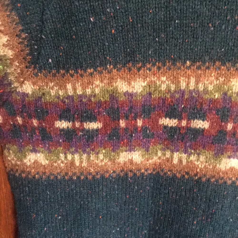 ❤️Vintage Eddie Bauer Fair Isle wool sweater - Picture 7 of 8